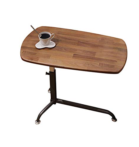 Wood PC Laptop Table Adjustable Height Portable Gaming Computer Desk Stand Tray | Stand Desk Cart