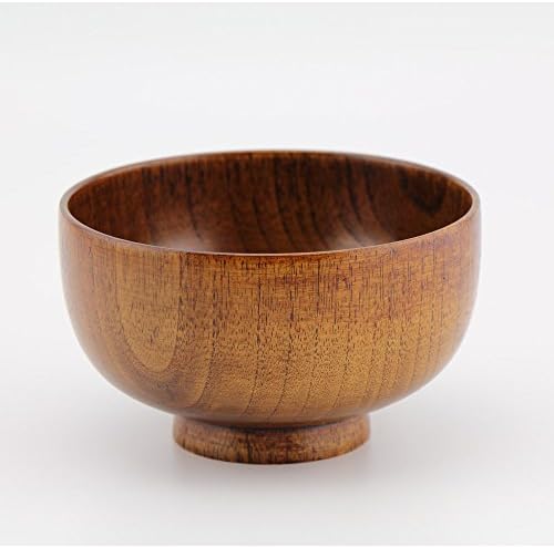 sweet kitchen -Beech wood wood wood Bowl adult children's rice bowls Bowl,Sized 11.5 cm