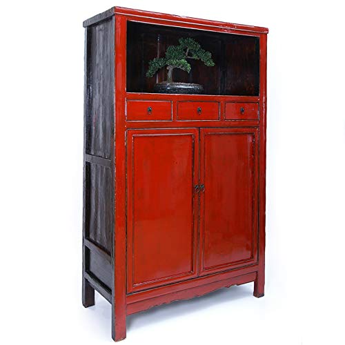 Antiker chinesischer Hochzeitsschrank Schrank rot China Chinaschrank China Chinesischer