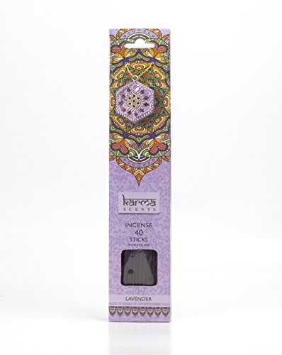SOLEFAVORS Karma - Varillas de incienso y soporte (40 unidades)