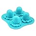 Produktbild RotSale® Hellblau Cool Eiswürfelform aus TPE mit Krake Sommer Party - Eiswürfel Eisform Geschenkidee