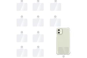 leersao 10 Stück Handy Anhänger Handykette Halterung Lanyard Adapter Pads Handy Band Handyband Handyschlaufe Universal Handykette Für Die Meisten Smartphones…