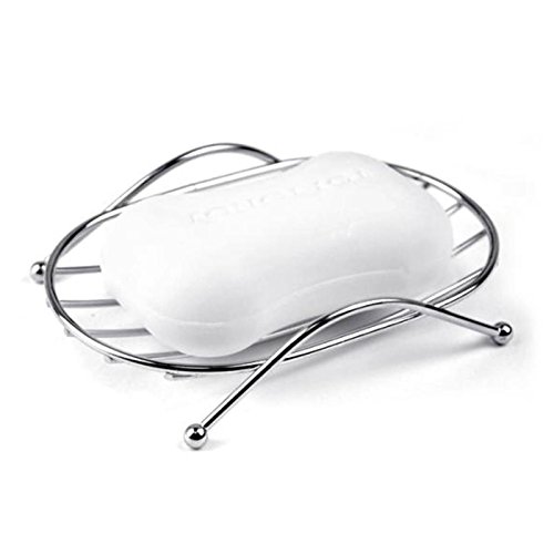 DDU(TM) 1 Stück Angewandt Badezimmer Helfer Edelstahl Einzigartige Seifenschale Behälter Kasten Seifenhalter - 3