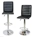 Produktbild Kronenburg 2 x Barhocker "eckig" drehbar und höhenverstellbar in Schwarz