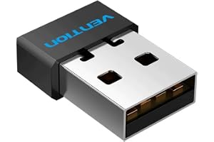 VENTION USB Wi-Fi Adapter Dongle 2.4GHz, 150Mbps Wireless Transmission Speed, and Integrated Multi-Layered Encryption for PC and Laptops Compatible with Windows XP, 7, 8, 8.1, 10, 11