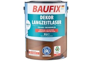 GENERISCH BAUFIX Dekor Langzeitlasur KASTANIE 5 Liter 91756 Holzlasur