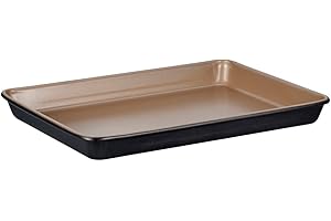 Stanley Rogers Ceramabake Gesunde Antihaft-Keramik-Backform, Ofenblech, Backen ohne PFAS, PTFE, PFOS, PFOA, Cadmium und Blei, optimal für geröstetes Gemüse, Nachos und tägliches Kochen, 32 x 23 x 3 cm