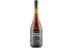 EDDU - Pommeau de Bretagne Vieille Réserve - Origine : France/Bretagne - Arômes de fruits secs : Noix & Pruneaux - A servir en apéritif et au repas - 17% Alcool- 70 cl