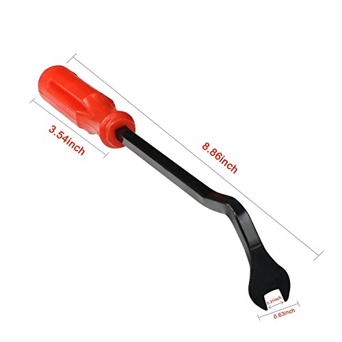 KIPTOP 240 Stück Push Retainer Kit, Universal Auto Nylon Push Type Retainer Clip, die beliebtesten Größen & Anwendungen, Free Fastener Remover für GM Ford Toyota Honda Chrysler mit Kunststoff Aufbewahrungsbox - 5