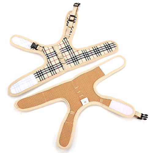 Unihubys-Harnais-pour-Chat-avec-Laisse-Harnais-en-Maille-Filet-Souple-rglable-pour-Chat-Domestique-Marche