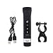 Produktbild candora ™ neuen, multifunktionalen wiederaufladbar Mini Fahrrad Mobile Power Wireless Bluetooth Lautsprecher Taschenlampe LED Taschenlampe Bike vorne Head Light Taschenlampe mit 2200 mAh externe Mobile Power, Lautstärke, & TF-Karte Musik Spielen