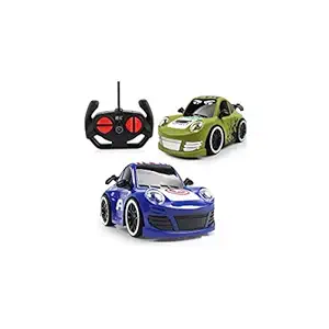 Radhey Preet 4 Channel Remote Control Car, and Different Design, for 3+ Years of Children, Battery Operated (Batteries are NOT Included in The Box) (1-CAR with Remote)