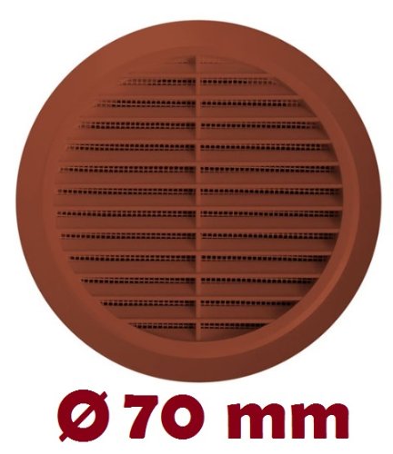Mini Kreis Gehaltstabelle Aufschlüsselung Deckung 70mm Leitungen Brown der Aufschlüsselung Abdeckung hoher Qualität Kunststoff ABS - 2