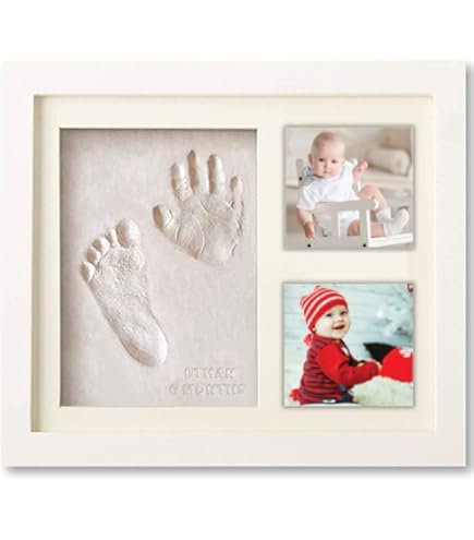 Atmosphera Portafoto A Forma Di Luna Per Bambini - Bianco, In Legno E Vetro, Per Foto 10x15cm