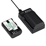 Powerextra 2 paquetes LP-E6 Reemplazo Batería Recargable con Cargador Para Canon 70D, 5D Mark II, 6D, 7D, 5D Mark III DSLR Cameras