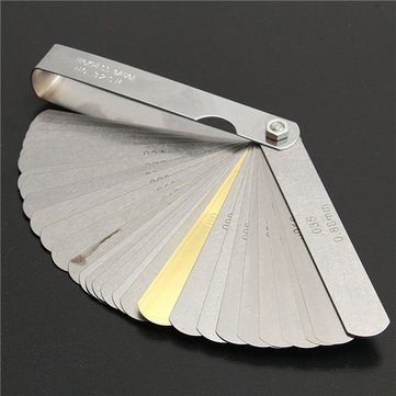 Generic 32 Blade 0.02-1.00mm Metric Feeler Gauge Gap Thickness Measurement Tool