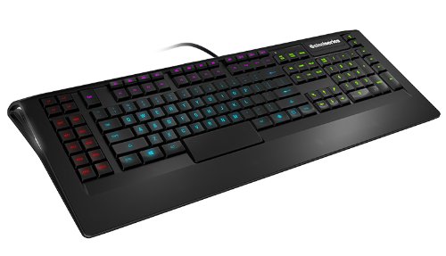 SteelSeries Apex, Gaming-Tastatur, 4 einzelne RGB-Backlight-Zonen, 22 Makro-Tasten, (PC) - Deutsches QWERTZ Tastaturlayout