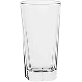 AmazonCommercial Highball Drinking Glasses, Barware Glass Tumbler, 340 ml, Set of 6