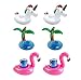 Produktbild Tesan Aufblasbare Getränkehalter, Flamingo Palm Einhorn Aufblasbares Flaschenhalter,3 Stil,6 Stücke