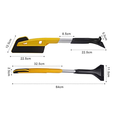 QINAIDI-Auto-Neve-Brush-Raschiaghiaccio-Pala-da-Neve-per-Auto-SUV-della-Finestra-del-Camion-del-Parabrezza-Leggero-Robusto-Design-in-Alluminio