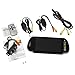 Produktbild WEIHAN Wireless Rearview Kit 7-Zoll-LCD-Spiegel-Monitor + Infrarot-Rückfahrkamera Car Refitting Zubehör für Autobus Van