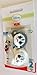 NUK Disney Mickey Mouse Orthodontic Soother Twin Pack - 6-18m (Black/White)