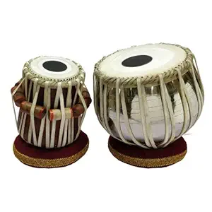 Akshar Tabla Mart Akshar Still Tabla Set with Cover, Hammer and Gaddi Set Professional Tabla Set