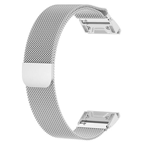 Preisvergleich Produktbild 20MM Armband Magnetisches Milanese Ersatz Uhrarmband Bügel für Garmin Fenix 5S