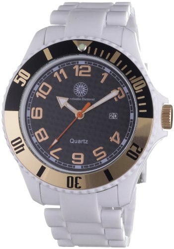 Constantin Durmont Herren-Armbanduhr XL Nice Analog Plastik CD-NICG-QZ-RBWH-PCRG-BK Constantin Durmont Herren-Armbanduhr XL Nice Analog Plastik CD-NICG-QZ-RBWH-PCRG-BK