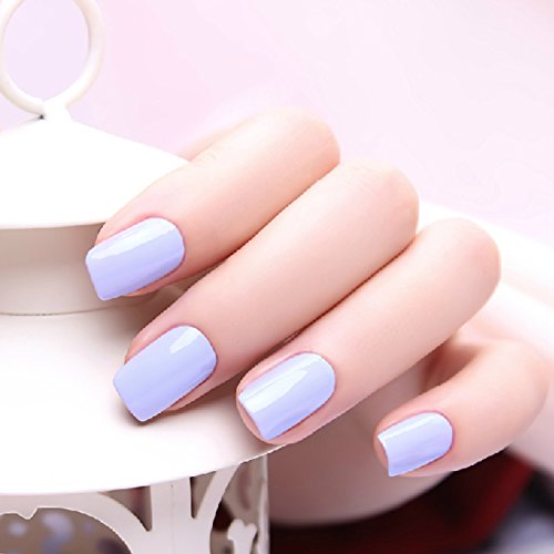 Candy Lover Professionelle Shellac UV LED Aufloesbarer Farblack Gel Nagellack 10ml Franzoesisch Manikuere Set (6 x 10 ml) Kit #14 - 4