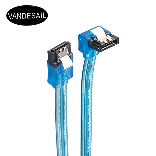 SATA Kabel, VANDESAIL® SATA zu ESATA gerade Kabel für Festplattenlaufwerk (0.5m/1.64ft, 90°, SATA3.0, Blau) - 5