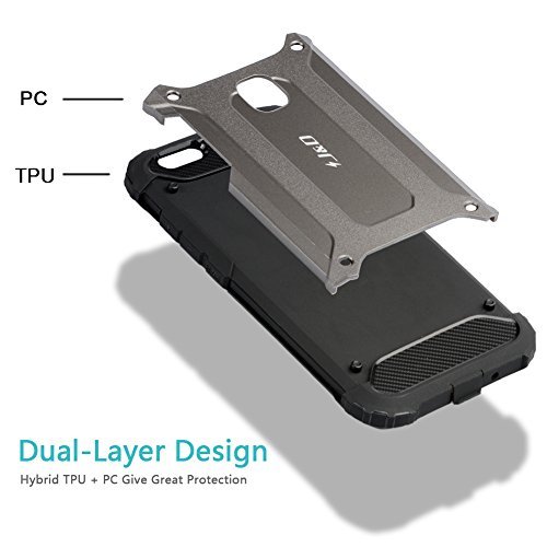 P10 Lite Funda J D Armadura Delgada Doble Capa Protecci n Pesada H brida Resistente Funda Protectora y Robusta para Huawei P10 Lite - gris reviews P10 Lite Funda J D Armadura Delgada Doble Capa Protecci n Pesada H brida Resistente Funda Protectora y Robusta para Huawei P10 Lite - gris