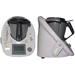 Lot d'autocollants pour enfant Thermomix + Cookkey TM 5 Hexe Vert