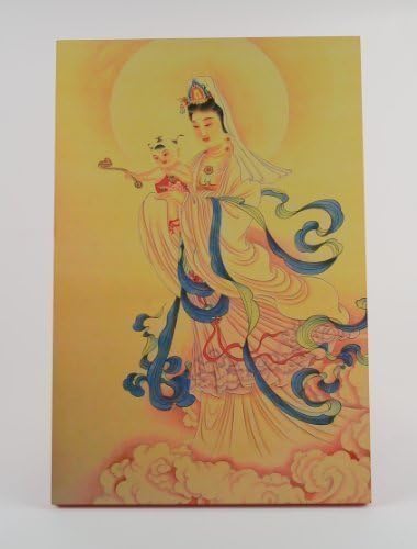 Chinese Myths Wooden Board (Guan Yin with Child)