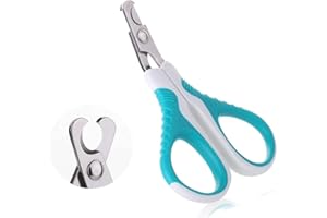 VOARGE Forbici professionali per la cura degli artigli per cani e gatti, per animali domestici, con lama in acciaio inox a 30 gradi, ideale per cani di piccola taglia, cuccioli, gatti