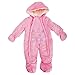 Baby Girls Best Mummy Hooded Winter Outdoor Snowsuit/Romper (18-23 Months) (Pink)