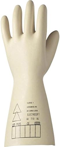 Electrosoft 2091907-09 Electricians Natural Latex Glove