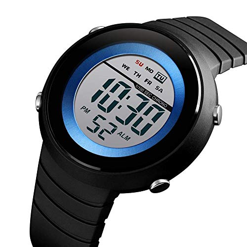 Preisvergleich Produktbild Juman634 Smart Chronograph Alarm Watch Moderne einfache hintergrundbeleuchtete Einzelanzeige Elektronische Uhr Student Luminous