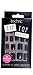 Technic Pack Of 24 Tip Top False Nail Tips-Black