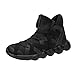 Produktbild Yogogo Herren Schuhe Flach Rutschfeste Mode Leicht Atmungsaktiv Chelsea Stiefel Arbeits Stiefel Laufschuhe Wasserdicht Warm Winterschuhe Stiefelette Boots Arbeitsschuhe Schwarz Gym Running Fitness