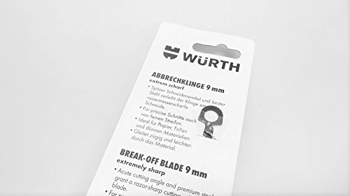 10 St. Würth Abbrechklinge extrem scharf 9mm (4050641822536) Ersatzklinge - 2