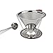Produktbild Kaffeefilter Edelstahl Permanentkaffeefilter mit Kaffeedosierlöffel Deallink Papierloser Wiederverwendbare Permanent Kaffee Filter mit abnehmbarem Stander für 1 bis zu 6 Tassen Kaffee