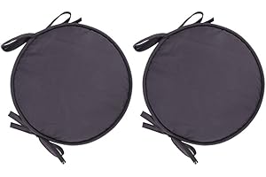 REUVV Outdoor Round Bistro Seat Cushions With Ties Fluffy Tufted Patio Chair Pads Waterproof Floor Pillow Indoor Outdoor Chair Cushions Or Home Office And Patio Garden Furniture Decoration