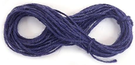 Nutscene Jute Twine / String - 3 ply -10m Cut length - Assorted colours, Colour: Lilac