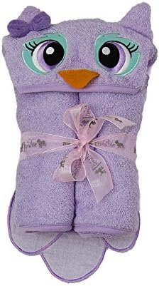 Frenchie Owl Toddler Towel - Purple 137X101 cm