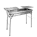 Produktbild Holzkohle-Grill im Freien, klappbare Edelstahl-Barbecue-Grill rack tragbaren GRILL Ofen