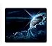 Produktbild Planet and Moon Behind Clouds 8.66 X 7.09 Inch Computer Mouse Pad with Neoprene Backing and Jersey Surface