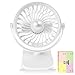 Produktbild UniqueHeart 360-Grad-Drehung Clip-on Kinderwagen Fan Wiederaufladbare Mückenschutz ätherisches Öl Diffusor Multifunktions-Fan
