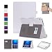 Produktbild Huawei MediaPad M3 Lite 10.0 Premium PU-Leder Flip Hülle Casefirst Leder Handyhülle Brieftasche Book Type PU Leder Lederhülle mit Kartensteckplatz und Standfunktion Stoßfest Ultra Schlag Schutz Leichtgewicht Hülle - Huawei MediaPad M3 Lite 10.0 White