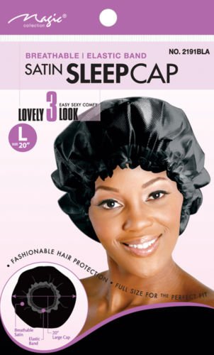 Magic Collection Satin Sleep Cap L 20" No 2191